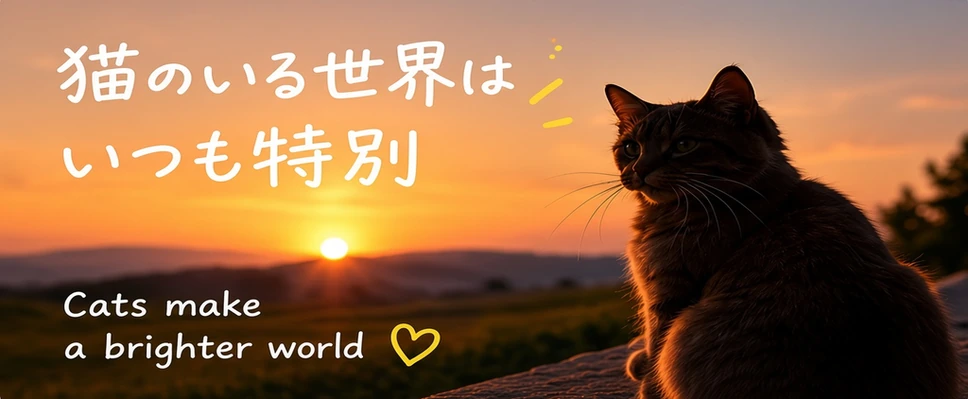 猫のいる世界は、いつも特別